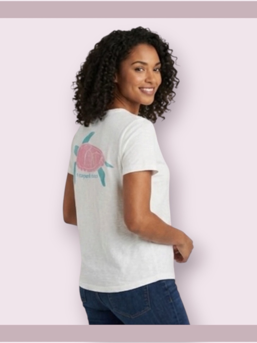 Vineyard Vines “Honu” White Tee